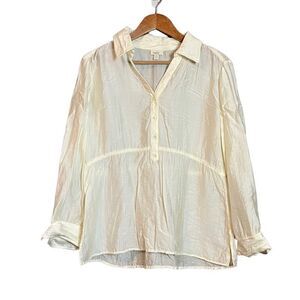 3 for‎ $30! J. Jill petite sheer long sleeve blouse